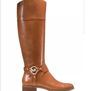 Michael Kors Fulton Harness Riding Boots